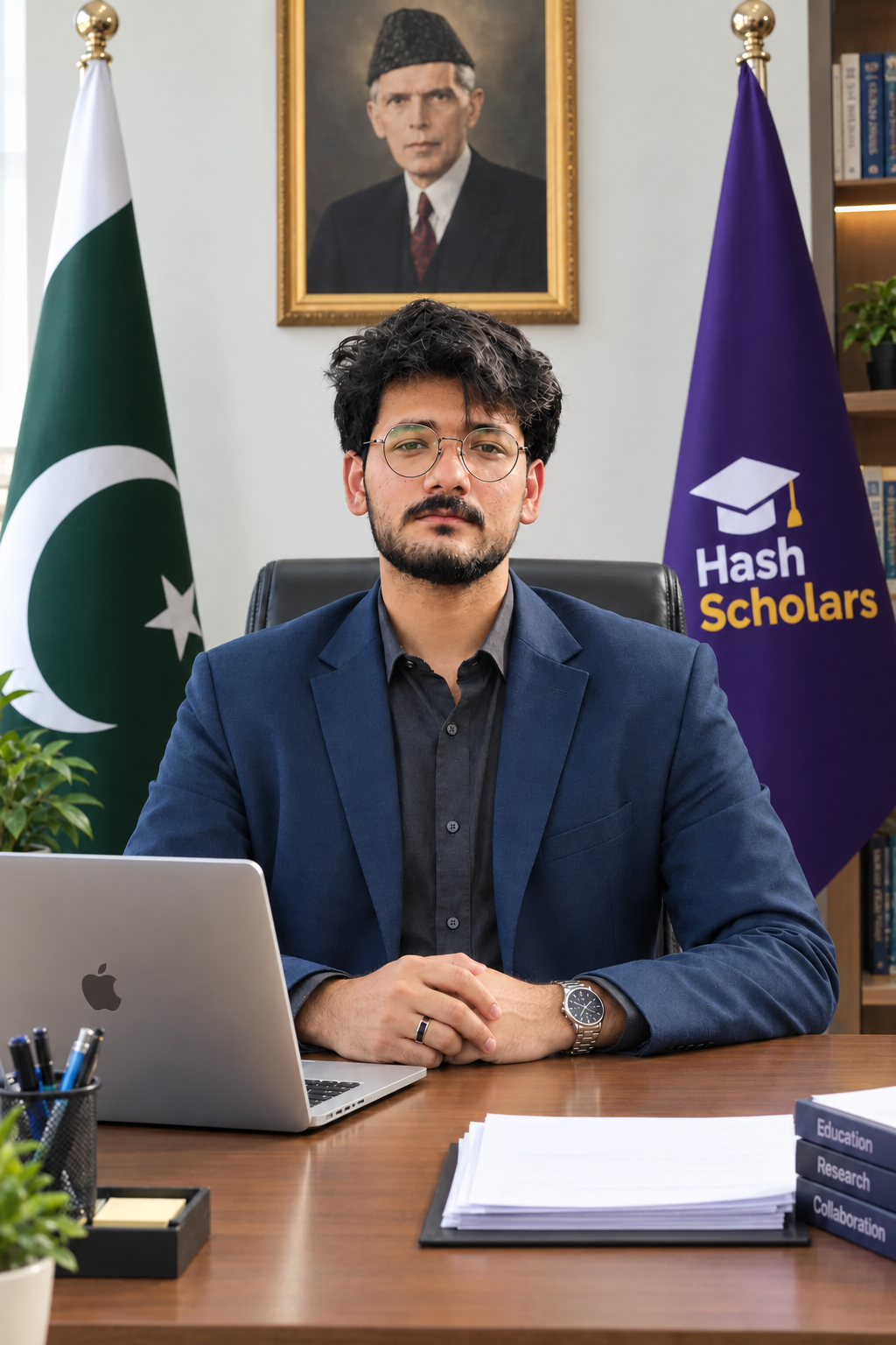 Syed Muhammad Aon Hashmi, founder of Hash Scholars Academy